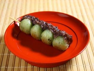 串団子（草団子　あん）