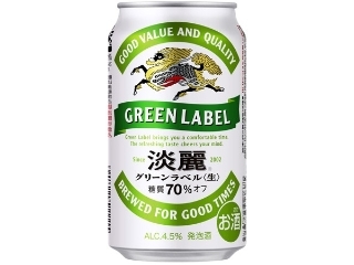 ＫＩＲＩＮ　淡麗グリーンラベル　缶３５０ｍｌ