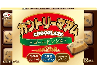 不二家　カントリーマアムチョコレート　ゴールドレシピ　箱１２粒