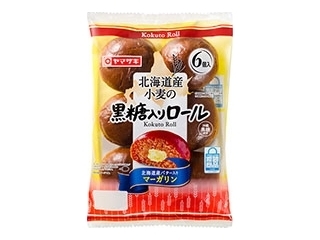 ヤマザキ　北海道産小麦の黒糖ロール　北海道産バター入りマーガリン　袋６個