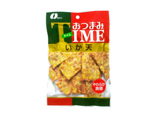 なとり　おつまみＴＩＭＥ　いか天　袋７２ｇ