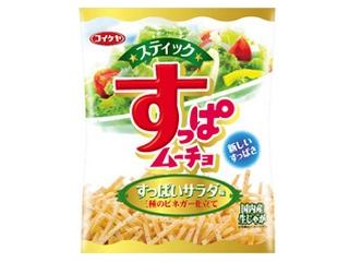 湖池屋　スティックすっぱムーチョ　すっぱいサラダ味　三種のビネガー仕立て　袋１０５ｇ