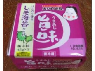おかめ納豆　旨味　しそ海苔　パック５４．２ｇ×３　西日本で販売