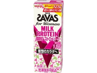 ザバス　ｆｏｒ　Ｗｏｍａｎ　ＭＩＬＫ　ＰＲＯＴＥＩＮ　脂肪０　ストロベリー風味　パック２００ｍｌ