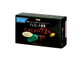 明治　チョコレート効果　カカオ７２％　箱８２ｇ