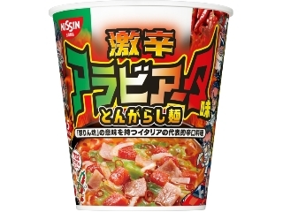 日清のとんがらし麺　ビッグ　激辛アラビアータ味　カップ１０４ｇ