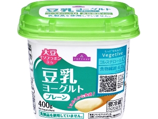 トップバリュ　大豆イソフラボン含有　豆乳ヨーグルト　プレーン　カップ４００ｇ