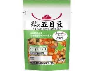 トップバリュ　甘さひかえめ　五目豆　袋１２０ｇ