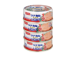 ホテイ　ツナカル　ライト１／２　缶８０ｇ×４