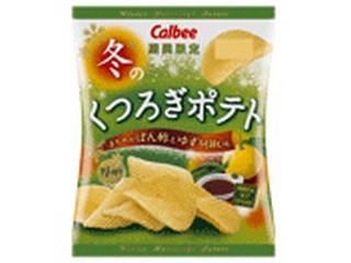 カルビー　冬のくつろぎポテト　ぽん酢とゆず胡椒　袋７０ｇ