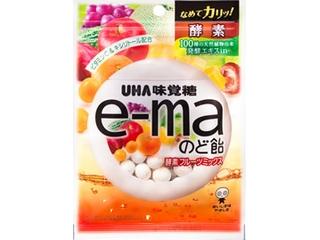 ＵＨＡ味覚糖　ｅ‐ｍａのど飴　酵素フルーツミックス　袋５０ｇ