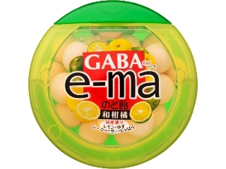 ＵＨＡ味覚糖　ｅ‐ｍａのど飴　ＧＡＢＡ　和柑橘