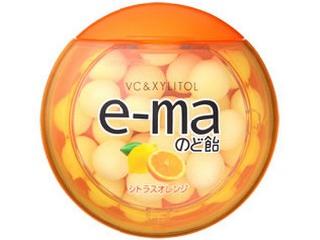 ＵＨＡ味覚糖　ｅ‐ｍａのど飴　シトラスオレンジ　ケース３３ｇ