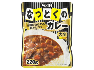 Ｓ＆Ｂ　なっとくのカレー　大辛　袋２２０ｇ