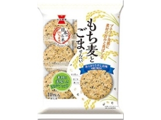 岩塚製菓　もち麦とごませんべい　袋１０枚