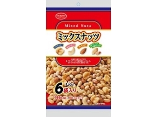 共立食品　ミックスナッツ　袋２５ｇ×６