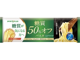 オーマイ　ＰＬＵＳ　糖質５０％オフパスタ　袋２４０ｇ